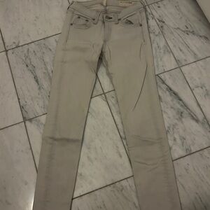 rag & bone Women's Skinny Jeans in Light Gray